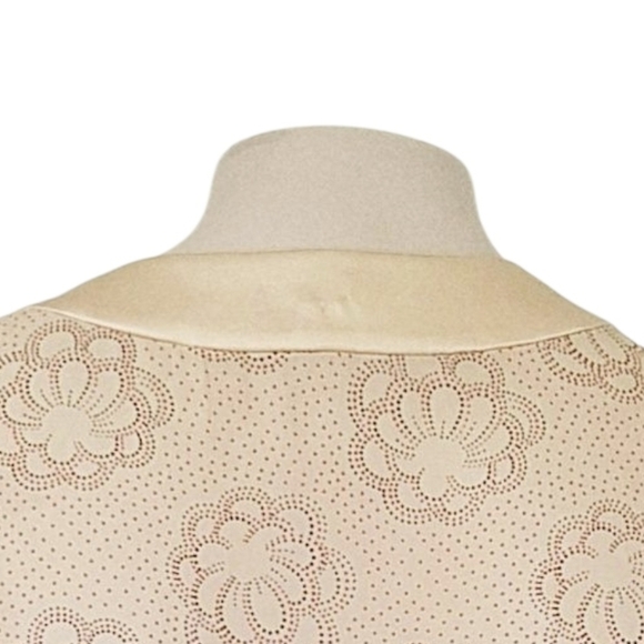 Tahari Silk Kimono Style Top Asian Angel Exotic M - Picture 4 of 6